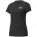 Sport T-shirt Korte Mouwen Puma Essentials+ Embroidery Zwart