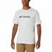 T-Shirt de Desporto de Manga Curta Columbia Basic Logo Branco