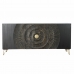 Příborník DKD Home Decor Černý Vícebarevný Zlatá Kov mangové dřevo 160 x 45 x 75 cm