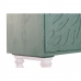 Шкаф DKD Home Decor Метал Дървен цвят тюркоаз Бял (106 x 48 x 208 cm)
