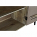 Sidebord DKD Home Decor Svart Metall Treverk av mangotre (140 x 40 x 93 cm)