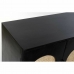 Příborník DKD Home Decor Černý Přírodní Ratan mangové dřevo (150 x 40 x 65 cm)