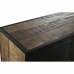 Σκευοθήκη DKD Home Decor Καφέ Μαύρο Μέταλλο Ξύλο από Μάνγκο (160 x 40 x 90 cm)