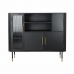Sideboard DKD Home Decor Black Crystal Golden MDF (120 x 38 x 100 cm)