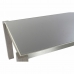 Dining Table DKD Home Decor Crystal Grey Aluminium Oak Tempered Glass (162 x 92 x 74 cm)