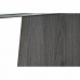 Dining Table DKD Home Decor Crystal Grey Metal Transparent 160 x 90 x 75 cm 30 x 40 cm MDF Wood