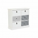Chest of drawers DKD Home Decor Grey White Paolownia wood (68 x 25 x 62 cm)