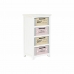 Chest of drawers DKD Home Decor Grey Beige Pink White Children's Paolownia wood (40 x 29 x 73,5 cm)