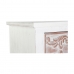 Lipasto DKD Home Decor Ruskea MDF Valkoinen Tummanruskea Arabi (60 x 40 x 131 cm)