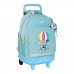 School Rucksack with Wheels BlackFit8 Fly with me White Sky blue 33 x 45 x 22 cm