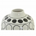Vase DKD Home Decor Porcelain Black White Modern Circles 16 x 16 x 18 cm
