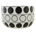 Vase DKD Home Decor Porcelain Black White Modern Circles 16 x 16 x 18 cm