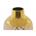 Vaza DKD Home Decor Porcelianas Rožinė Auksinis Rytietiškas (15 x 15 x 41,5 cm)