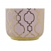 Vase DKD Home Decor 13 x 13 x 26 cm Porcelain Pink Golden Oriental Chromed
