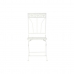 Chaise de jardin DKD Home Decor Blanc Métal 40 x 48 x 93 cm