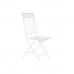 Záhradná stolička DKD Home Decor Biela Kov 40 x 48 x 93 cm