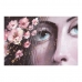 Maalaus DKD Home Decor Girl Gėlės 120 x 3 x 80 cm Moderni (2 osaa)