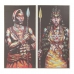 Glezna DKD Home Decor 60 x 5 x 120 cm Koloniāls Āfrikas vīrietis (2 gb.)