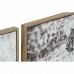 Glezna DKD Home Decor 92,5 x 3,5 x 32 cm Koloniāls Džungļi (3 Daudzums)