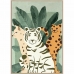 Cadre DKD Home Decor 83 x 4,5 x 123 cm Tropical animaux (2 Unités)