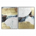 Glezna DKD Home Decor 103,5 x 4,5 x 143 cm Abstrakts (2 gb.)