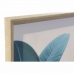 Slika DKD Home Decor Tropical Rastlinski list 45 x 3,5 x 60 cm (4 kosov)