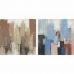 Malba DKD Home Decor 100 x 2,4 x 100 cm Abstraktní Moderní/jazz (2 kusů)