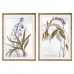 Maalaus DKD Home Decor 50 x 2 x 70 cm Moderni Kasvitieteelliset kasvit (2 osaa)