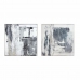 Malba DKD Home Decor Abstraktní 80 x 3 x 80 cm Moderní/jazz (2 kusů)