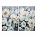 Painting DKD Home Decor Flowers 80 x 3 x 120 cm Romantic (2 Units)