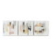 Tablou DKD Home Decor 60 x 2,8 x 60 cm Abstract Modern (3 Piese)