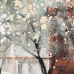 Obraz DKD Home Decor Drzewa Cottage 100 x 3,7 x 100 cm (2 Sztuk)