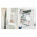Maalaus DKD Home Decor 80 x 3,7 x 100 cm Abstrakti Kaupunki (2 osaa)