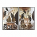 Maleri DKD Home Decor 83 x 4,5 x 123 cm Vase Kolonial (2 enheter)