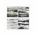 Glezna DKD Home Decor 79 x 2,5 x 79 cm Abstrakts Moderns (4 Daudzums)