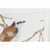 Картина DKD Home Decor 60 x 2,5 x 60 cm Птица Shabby Chic (4 Предметы)