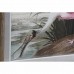 Tavla DKD Home Decor Fågel Orientalisk 60 x 2,5 x 60 cm (4 antal)