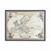 Maľba DKD Home Decor Mapa Sveta (83,5 x 3 x 63,5 cm)
