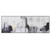 Maľba DKD Home Decor 143 x 4,5 x 103 cm Abstraktný Mestská (2 kusov)