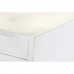 Aparador DKD Home Decor Losangos Branco Latão Madeira de mangueira (157 x 43 x 84 cm)