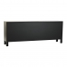 Tv-meubel DKD Home Decor Zwart Orientaals Wit Gouden Wit/Zwart Metaal Spar Hout MDF 130 x 26 x 51 cm