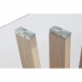 Sivupöytä DKD Home Decor Kristalli Ruskea Läpinäkyvä pähkinäpuu (145 x 45 x 75 cm)