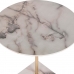 Stranska miza DKD Home Decor Marmor Jeklo Resin (45 x 45 x 50 cm)