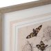 Tablou DKD Home Decor Brad Geam 50 x 65 x 2,5 cm 50 x 2,5 x 65 cm 50 x 2,5 x 70 cm Květiny (4 Piese)