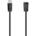 Predlžovací Kábel USB Hama 00200619 1,5 m Čierna
