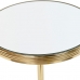 Postranný stolík DKD Home Decor Zrkadlo Zlatá Mosadz (42,5 x 42,5 x 49 cm)