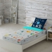 Vatteret sengetøj med lynlås Cool Kids Localization_B07SS8DGTS (90 x 190 cm) (Seng 90)
