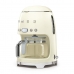 Máquina de Café de Filtro Smeg DCF02CREU 1050 W Retro Cinzento Creme