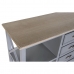 Dientafel DKD Home Decor 132 x 40 x 84.5 cm 132 x 40 x 84,5 cm Natuurlijk Grijs Paulownia hout Hout MDF