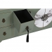 TV-möbler DKD Home Decor Vit Svart Grön Gyllene Metall Gran Trä MDF 130 x 26 x 51 cm